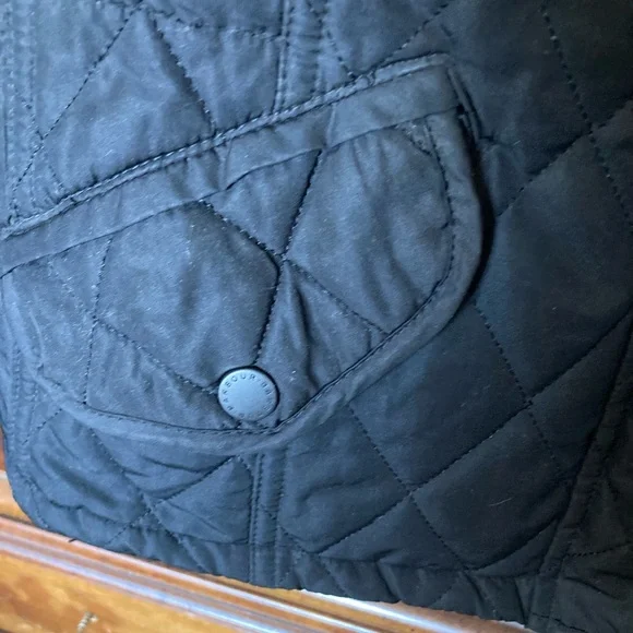 Barbour Navy Quilted Jacket - Picture 6 of 7